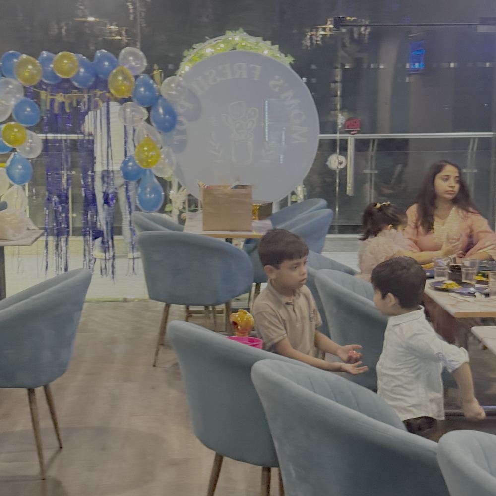 Birthday table decoration vegetarian fine dining Sohna