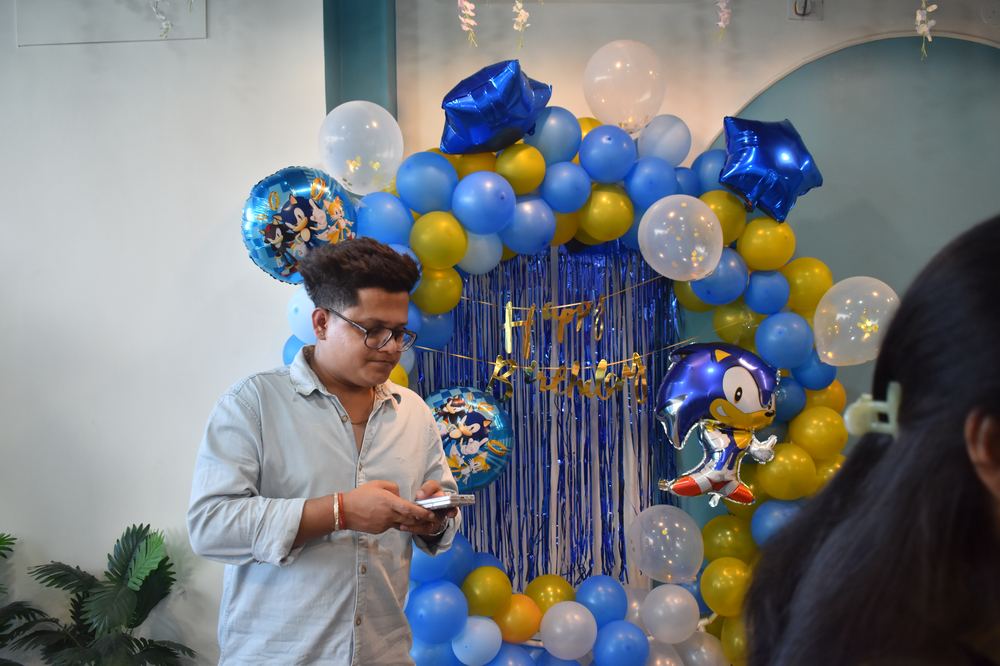 Birthday party dinner vegetarian restaurant Sohna