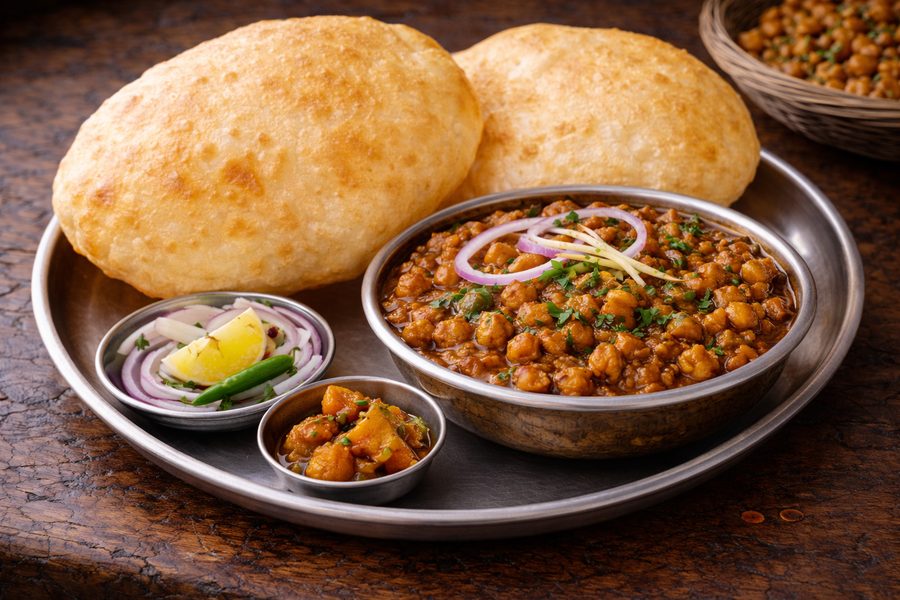 Chole Bhature at pure vegetarian restaurant Sohna Gurugram