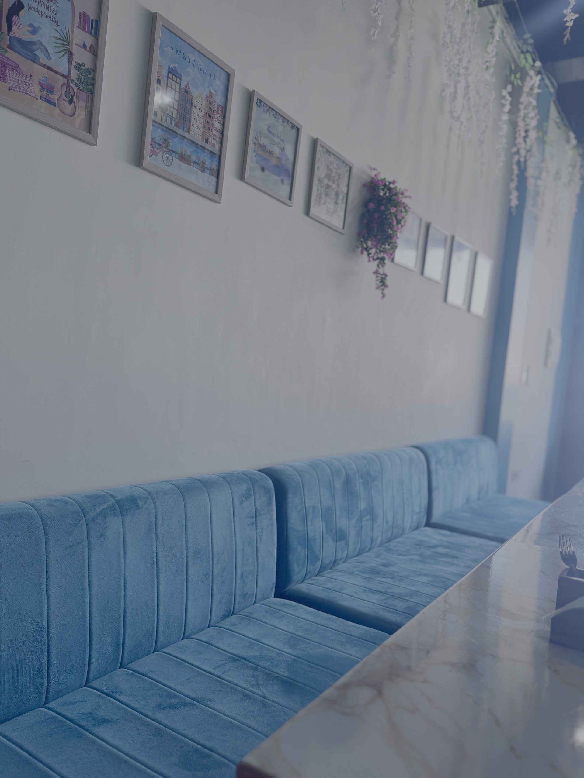 Elegant dining room at Mom's Fresh Pot fine dining restaurant Sohna