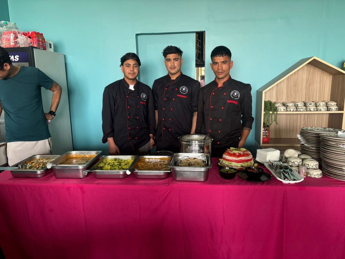 Team at Mom's Fresh Pot fine dining restaurant Sohna Gurugram